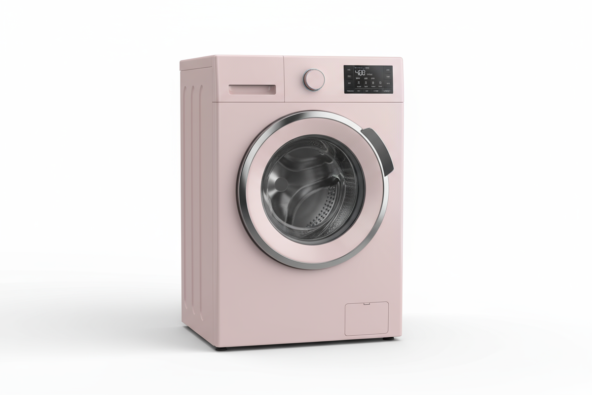 washing machine in pink